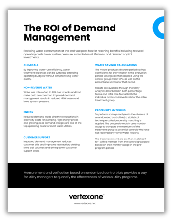 The ROI of Demand Management, VertexOne Fact Sheet