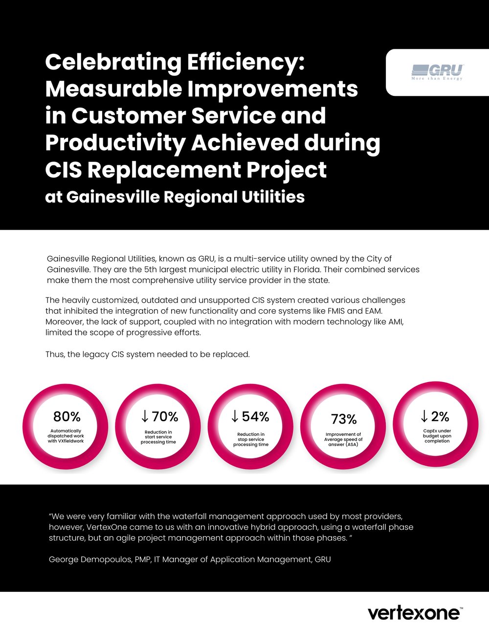 Case Study Page 1, Gainesville Regional Utilities’ Project ICE  CIS Implementation