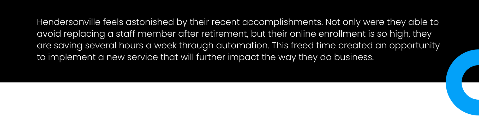 Empowering Customer Autonomy and Saving Staff Time in Hendersonville, TN