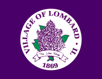 Village of Lombard Logo Image Purple